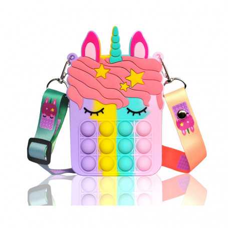 Jouet Anti-Stress Pop-it Sac Unicorn pour Adultes et Enfants - Bubble Pops