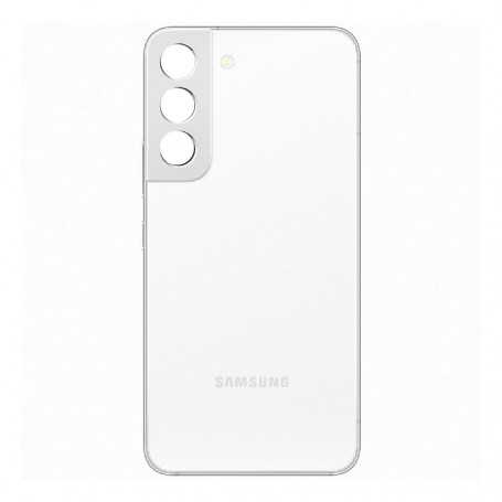 Vitre arrière Samsung Galaxy S22 5G (S901B) Blanc (Service Pack)