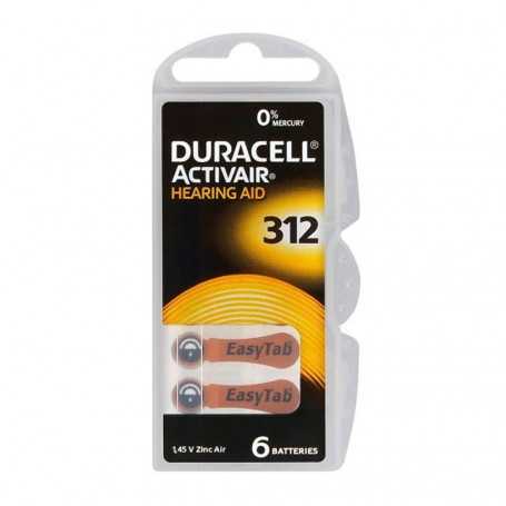 Battery ActiveAir DA312 Duracell x 6pcs