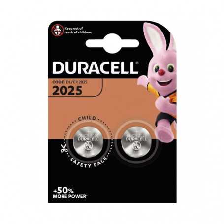 Pile Bouton DURACELL LITHIUM DL/CR2025 x 2pcs