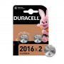 Button battery DURACELL LITHIUM DL/CR2016 x 2pcs