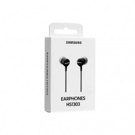 Headphones Hands-free Kit Jack 3.5mm HS1303 Samsung Black - Retail box (Original)