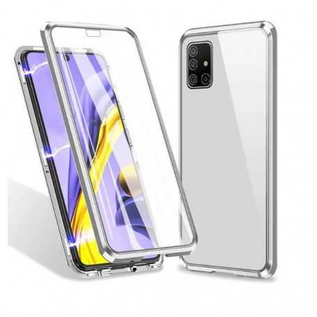 Coque Bumper Métallique avec Verre Trempé - Samsung