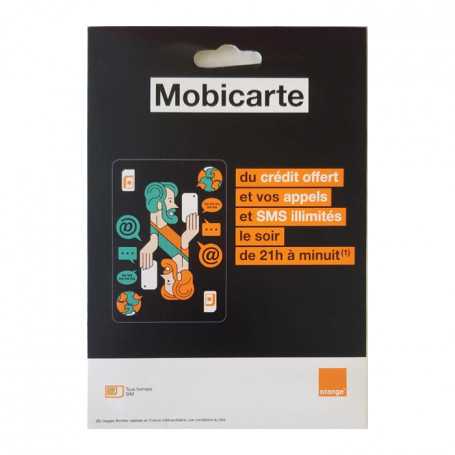 Carte SIM Prépayée Orange Mobicarte 5€ de Crédit Inclus