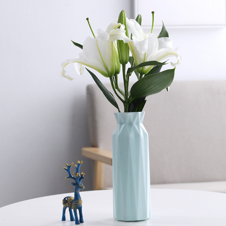 Vase en Plastique - Bleu