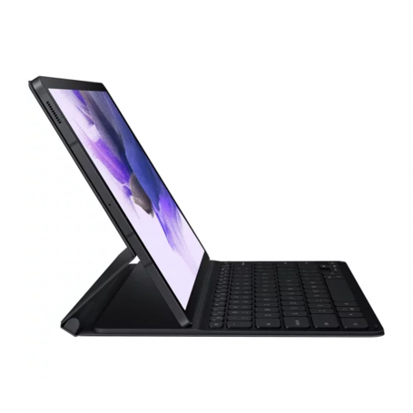 Housse/Clavier Samsung pour Galaxy Tab S8+/S7+/S7 FE - Français AZERTY - Noir