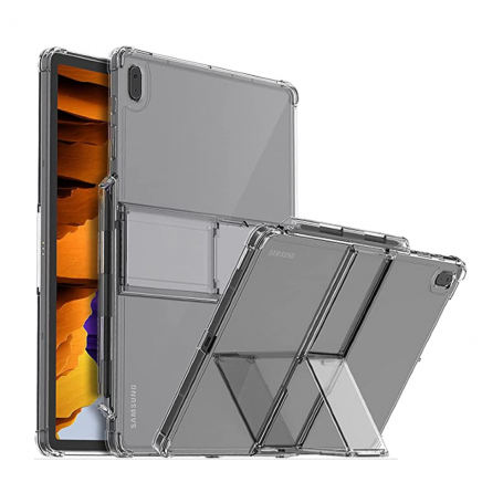 Transparent Mach Stand Protection Case - Samsung Galaxy Tab S7 FE (Designed for Samsung)
