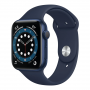 Montre Connectée Apple Watch Series 6 GPS + Cellular 44mm Aluminium Bleu (Sans Bracelet) - Grade A