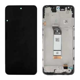 Screen Xiaomi Redmi Note 10 5G / Note 10T 5G / Poco M3 Pro 5G (2021) Black + Chassis (Service pack) - 5600020K1900/5600060K1900