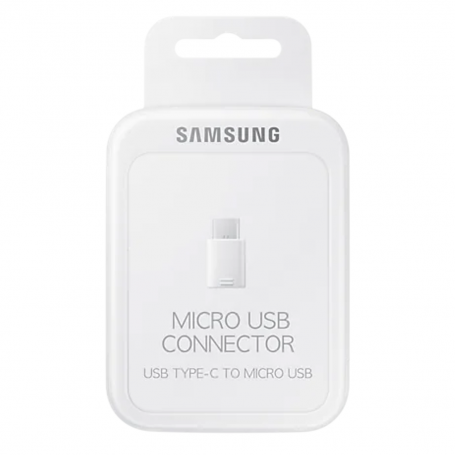 Adaptateur Micro USB (USB Type-C / Micro USB) Samsung Blanc - Retail Box (Origine)