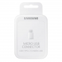 Adaptateur Micro USB (USB Type-C / Micro USB) Samsung Blanc - Retail Box (Origine)