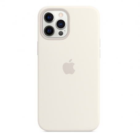 Coque En Silicone avec MagSafe Apple pour iPhone 12 / Pro / mini / Pro Max Blanc - Retail Box (Apple)