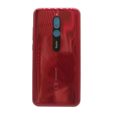 Vitre arrière Xiaomi Redmi 8 Rouge + Adhesif (Sans Logo)
