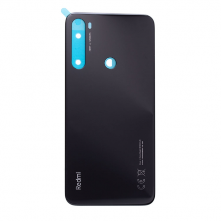 Vitre arrière Xiaomi Redmi Note 8 Noir + Adhesif (Without Logo)