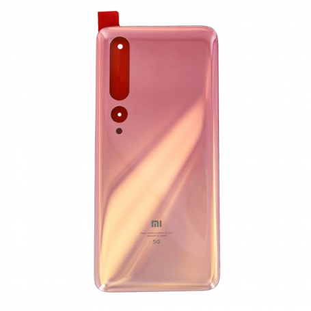 Vitre arrière Xiaomi Mi 10 5G Rose + Adhesif (Without Logo)