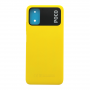 Rear Glass  Pocophone M3 Yellow + Adhesive