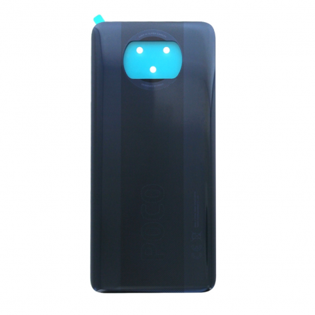 Vitre arrière Xiaomi Pocophone X3 NFC Noir + Adhesif (Without Logo)