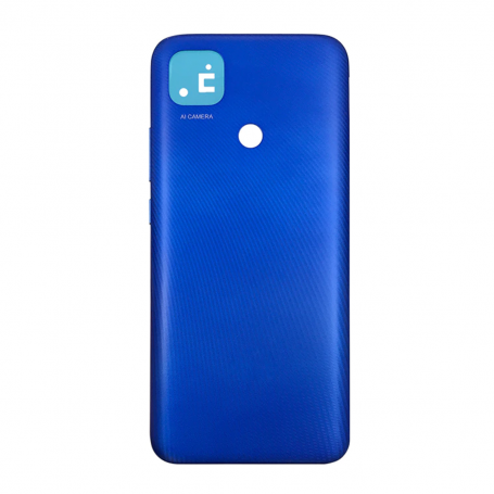 Vitre arrière Xiaomi Redmi 9C Bleu + Adhesif (Without Logo)