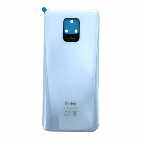 Vitre arrière Xiaomi Redmi Note 9 Pro 4G Blanc + Adhesif (Without Logo)