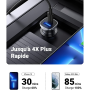 Chargeur Allume-Cigare 2 Ports USB + USB-C - UGREEN 30780 - 24W