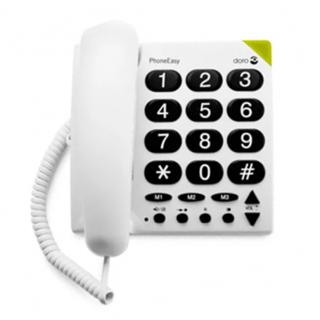 DORO PHONEEASY 311C White Landline Phone - New