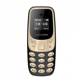 L8STAR BM10 2G Mini Feature Phone - Gold (New)