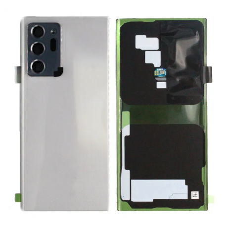 Back Glass Samsung Galaxy Note 20 Ultra 4G/5G (N985F/N986F) White (Without Logo) | Etech-Parts