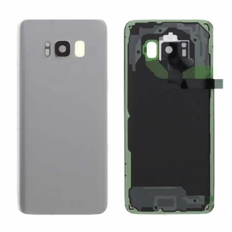 Vitre arrière Samsung Galaxy S8 (G950F) Argent (Sans Logo)