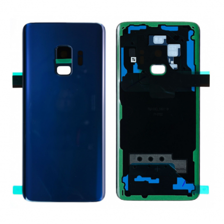 Rear glass Samsung Galaxy S9 (G960F) Coral Blue (No Logo)