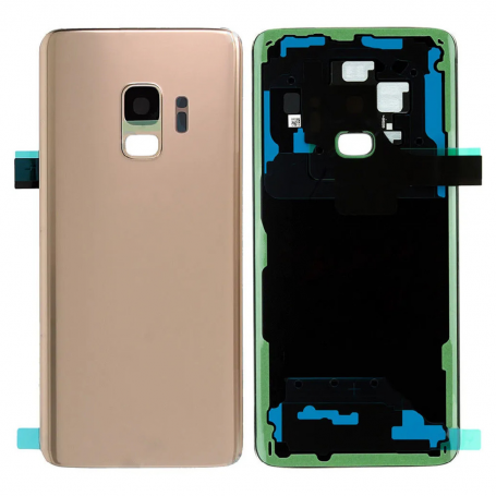 Rear glass Samsung Galaxy S9 (G960F) Gold (No Logo)