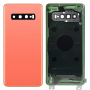 Vitre arrière Samsung Galaxy S10 Plus (G975F) Prism Orange (Sans Logo)