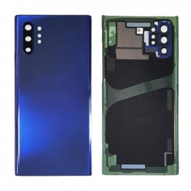 Back Glass Samsung Galaxy Note 10 (N970) Blue (Without Logo)