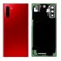 Rear Glass Samsung Galaxy Note 10 Plus (N975) Red (No Logo)