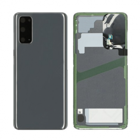 Vitre arrière Samsung Galaxy S20 4G/5G (G980F/G981B) Gris (Sans Logo)