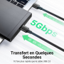 USB 3.0 Type A Male to Type B Male Extension Cable UGREEN - 1M