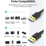 USB 3.0 Type A Male to Type B Male Extension Cable UGREEN - 1M