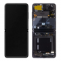 Ecran Samsung Galaxy Z Flip (F700F) Noir + Châssis (Service Pack)