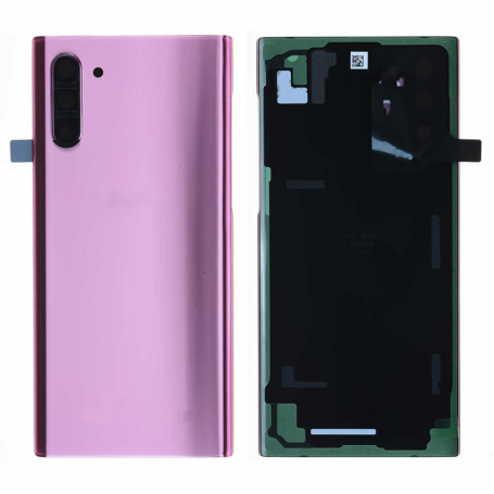 Vitre arrière Samsung Galaxy Note 10 Plus (N975) Rose (Sans Logo)