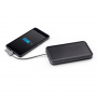 Power Bank 12000mAh Simili Cuir avec Câble