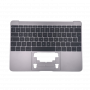 Keyboard Topcase Apple MacBook 12" A1534 Sidereal Gray 2016 2017 Azerty - Grade A