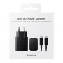 Kit Chargeur Type-C / Type-C Samsung EP-TA845XBEGCN 45W - 1,8M - Noir - Retail Box (Origine)