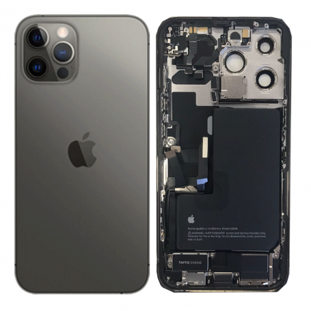 Châssis Complet iPhone 13 Pro Graphite - Connecteur de Charge + Batterie (Origine Demonté) Grade A