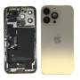 Back Cover Housing iPhone 13 Pro Gold - Charging Connector + Battery (Original Disassembled) Grade B