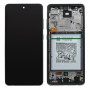 Screen Samsung Galaxy A52 4G/5G 2021 (A525/A526) Black + Frame (OLED)