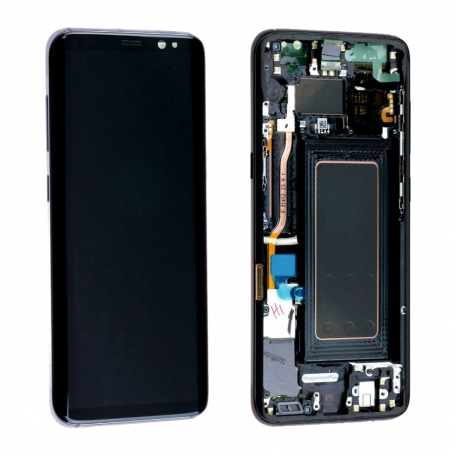 Samsung Galaxy S8 (G950F) Carbon Black Screen Frame (OLED)