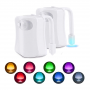 Lampe LED 16 couleurs de capteur de toilette