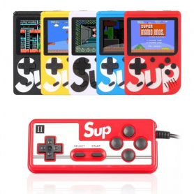 Gaming Device, Handheld Console - Mini Console de Jeux Vidéo portable avec 400 jeux fc classiques - Sup 400 in 1 (Deux Joueurs),