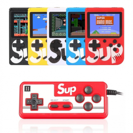 Gaming Device, Handheld Console - Mini Console de Jeux Vidéo portable avec 400 jeux fc classiques - Sup 400 in 1 (Deux Joueurs),