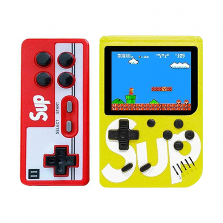 Gaming Device, Handheld Console - Mini Console de Jeux Vidéo portable avec 400 jeux fc classiques - Sup 400 in 1 (Deux Joueurs),