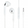 Headphones Hands-free Kit 3.5mm Jack White - Bulk (Apple)